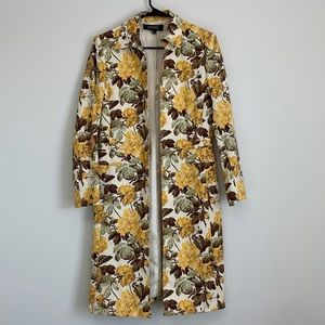 Floral Long Coat